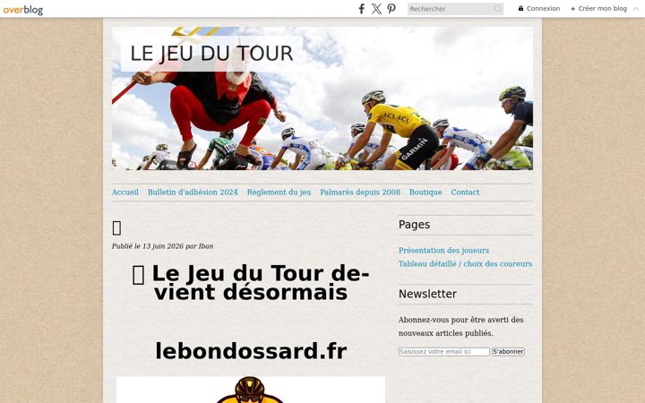 Screenshot of jeudutour.com