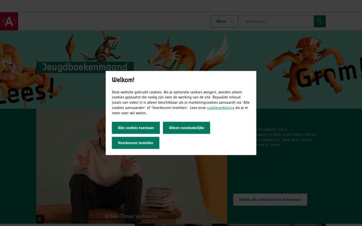 Screenshot of jeugdboekenmaandantwerpen.be