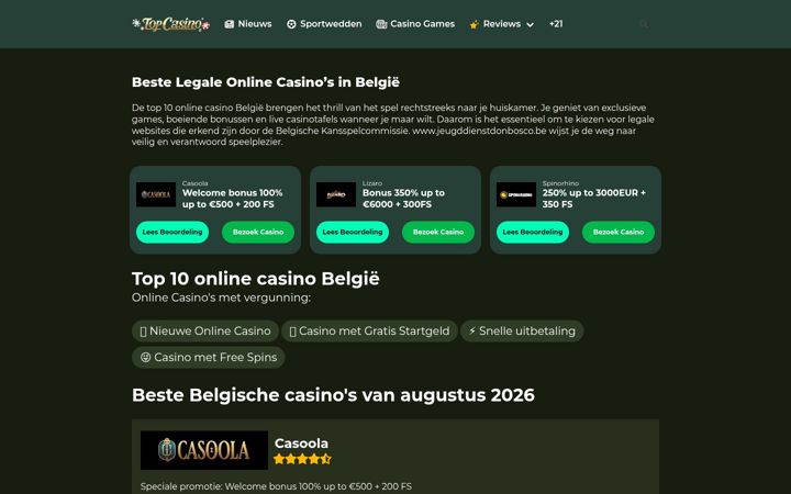 Screenshot of jeugddienstdonbosco.be