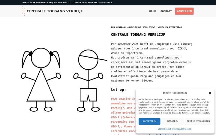 Screenshot of jeugdzorgzuidlimburg.nl