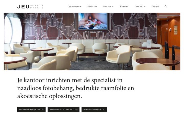 Screenshot of jeuinteriorprints.be