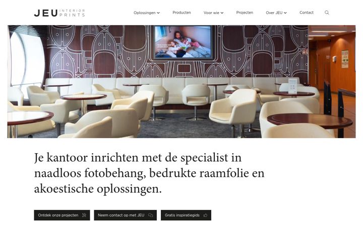 Screenshot of jeuinteriorprints.com