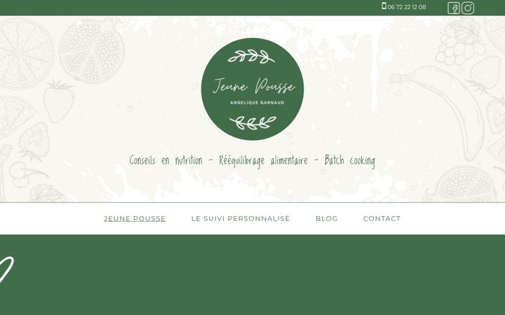 Screenshot of jeunepousse-nutrition.fr
