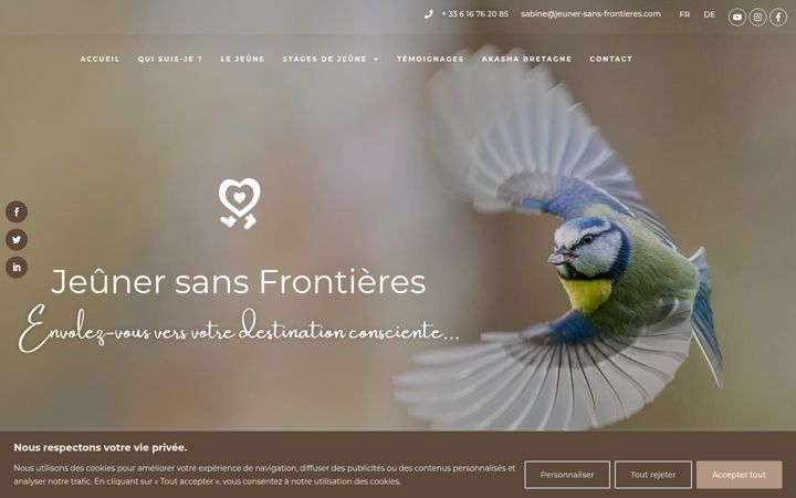 Screenshot of jeuner-sans-frontieres.com