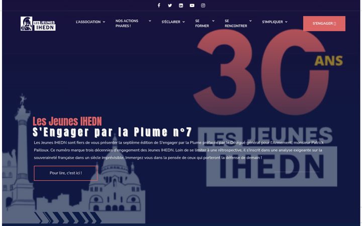 Screenshot of jeunes-ihedn.org