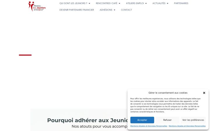 Screenshot of jeuniorsdalsace.org