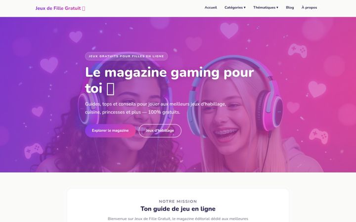 Screenshot of jeux-fille-gratuit.com