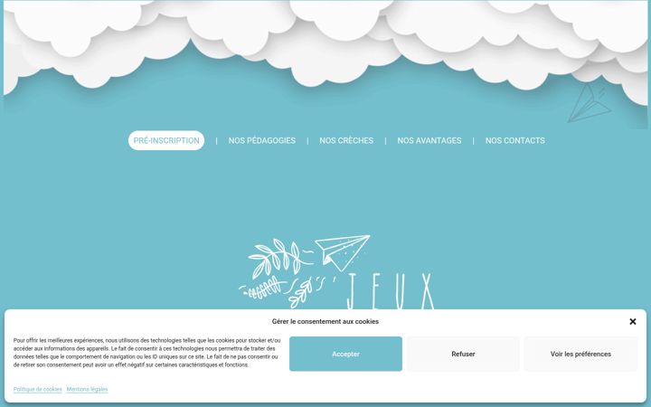 Screenshot of jeuxdenfants-lehavre.com
