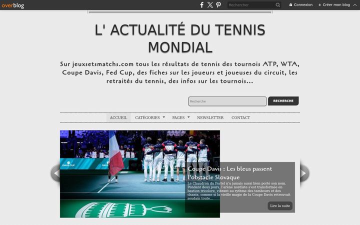 Screenshot of jeuxsetsmatchs.com