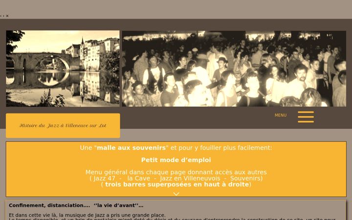 Screenshot of jev47.fr