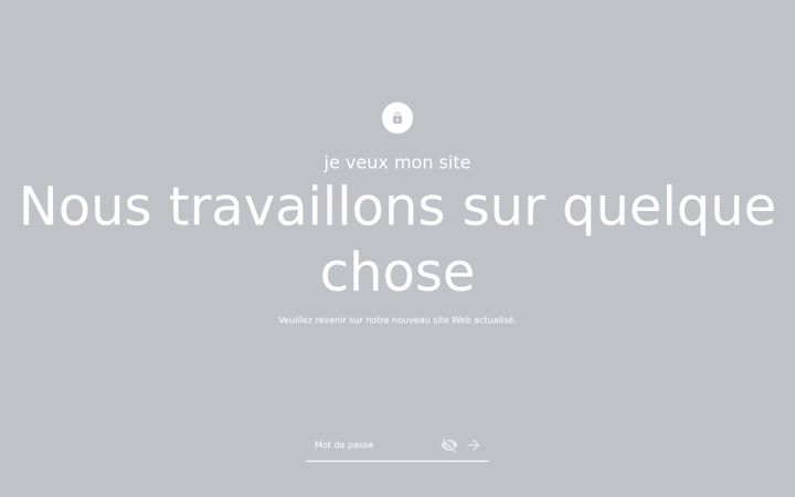 Screenshot of jeveuxmonsite.ch