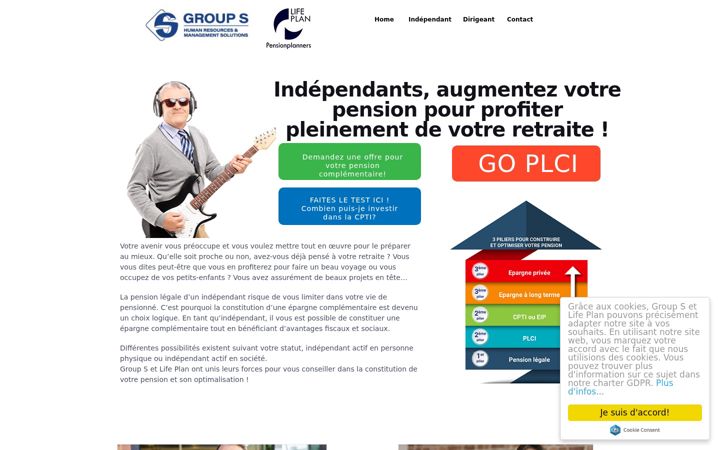 Screenshot of jeveuxplusdepension.be