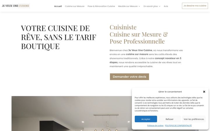Screenshot of jeveuxunecuisine.com