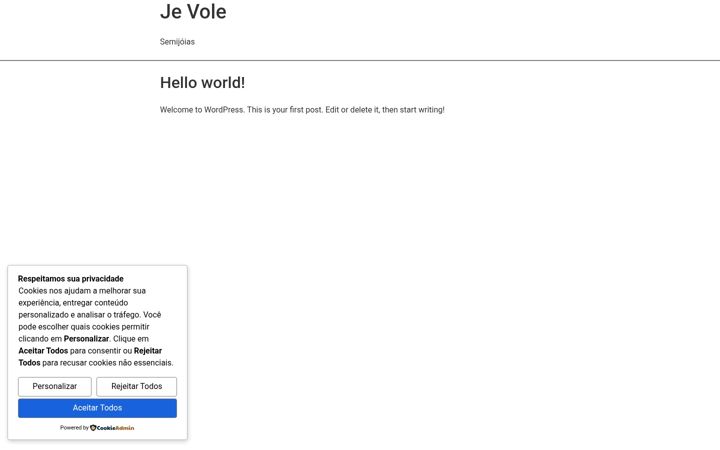Screenshot of jevole.com.br