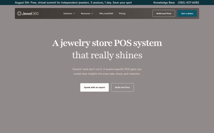 Ekraanipilt saidist jewel360.com