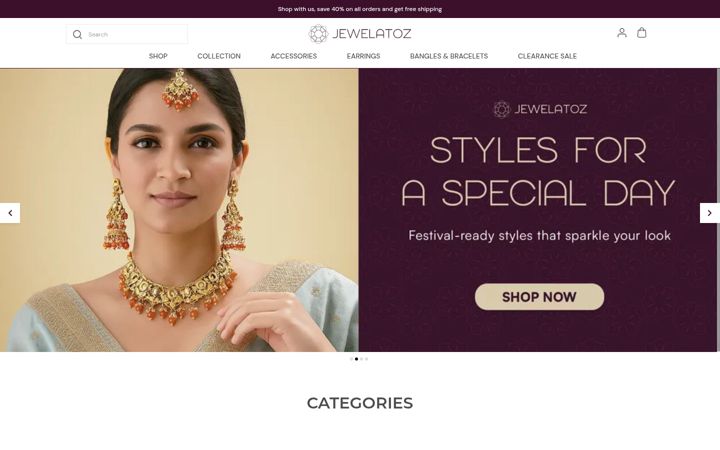 Screenshot of jewelatoz.com