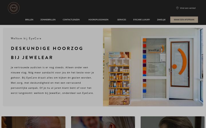 Screenshot of jewelear.nl