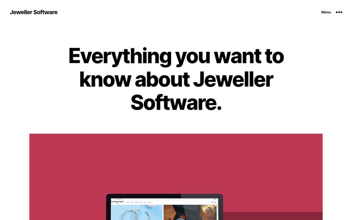 Screenshot of jewellersoftware.com