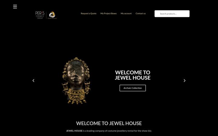Screenshot of jewellery-rental.com