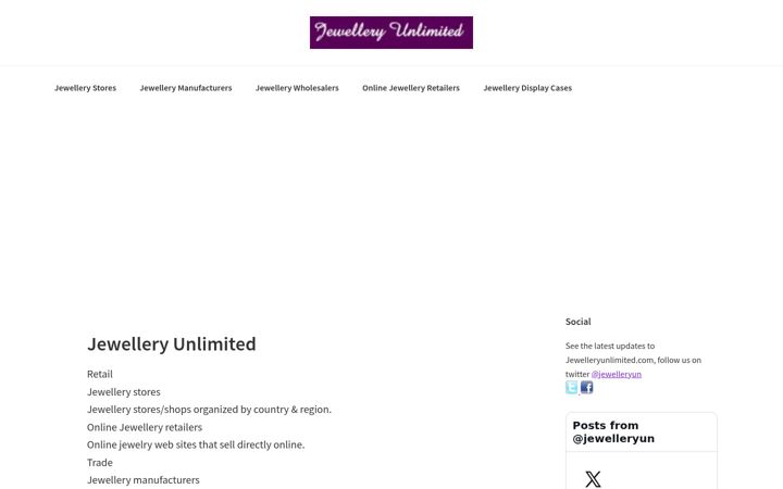 Screenshot of jewelleryunlimited.com