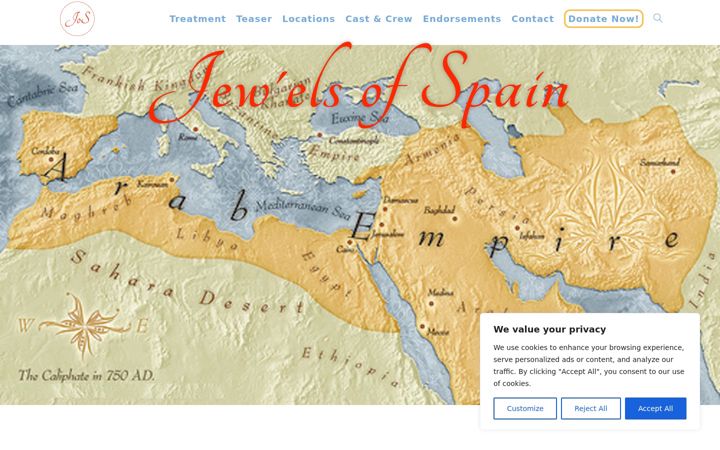 Screenshot of jewelsofspain.com