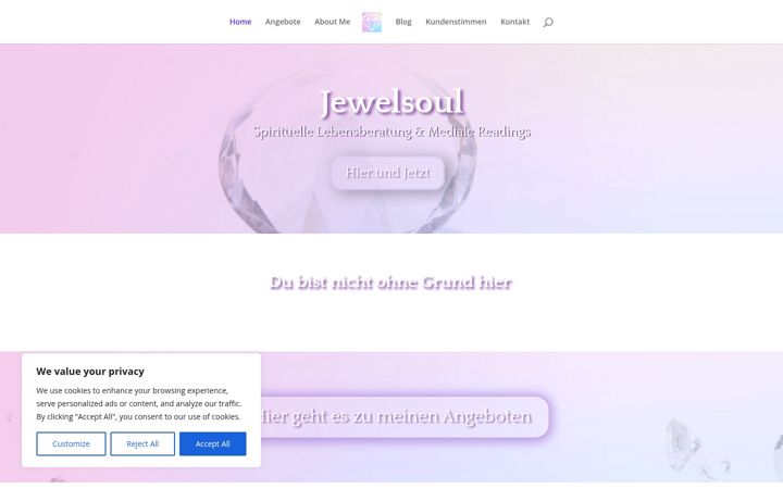Screenshot of jewelsoul.net