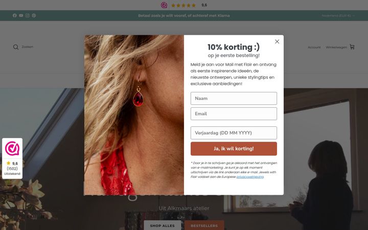 Screenshot of jewelswithflair.nl
