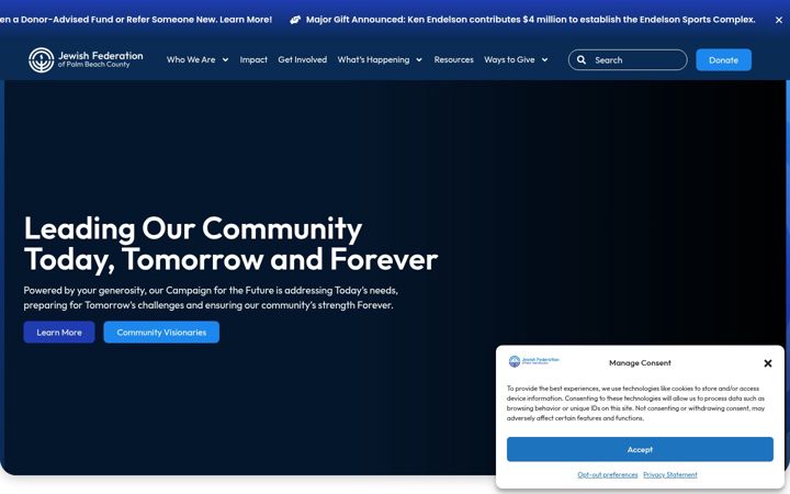 Screenshot of jewishpb.org