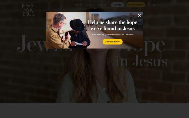 Screenshot of jewsforjesus.org