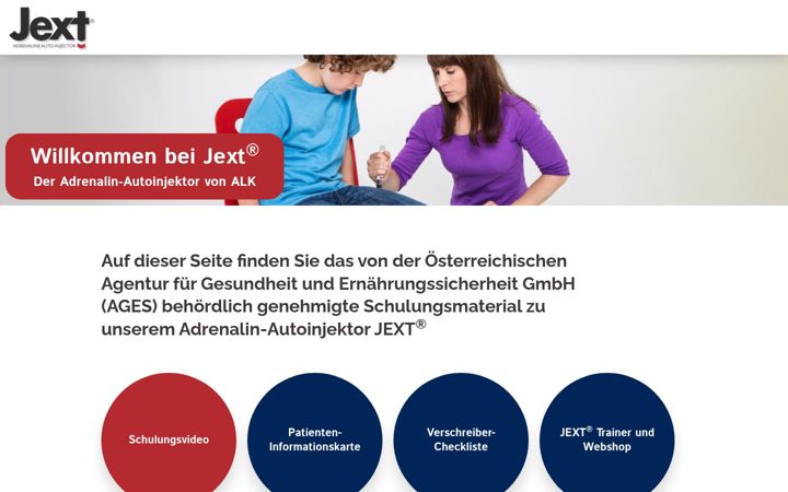 Screenshot of jext-trainer.at