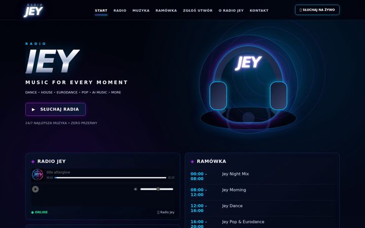 Screenshot of jey.pl