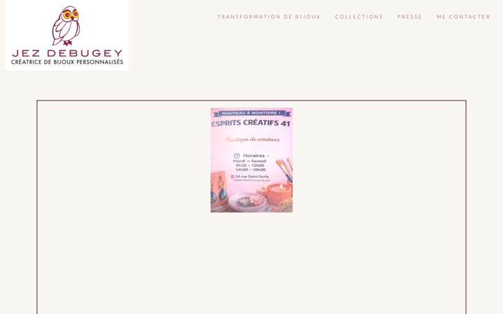 Screenshot of jezdebugey.com