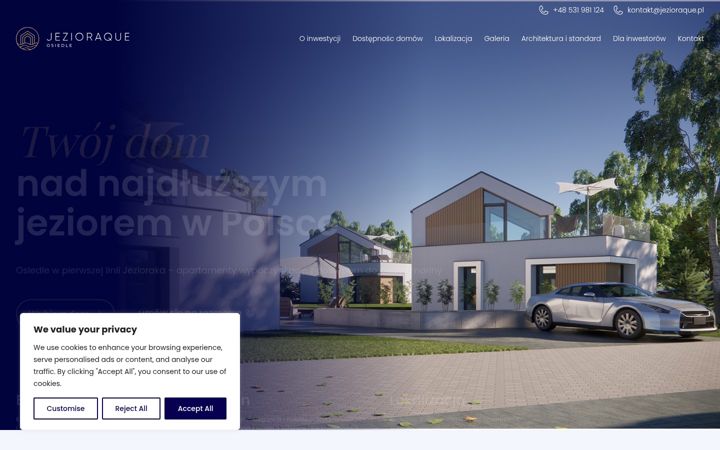 Screenshot of jezioraque.pl
