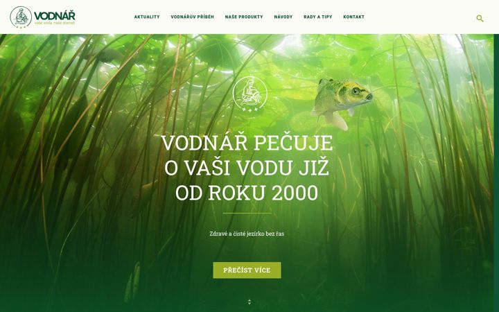 Screenshot of jezirka-vodnar.cz