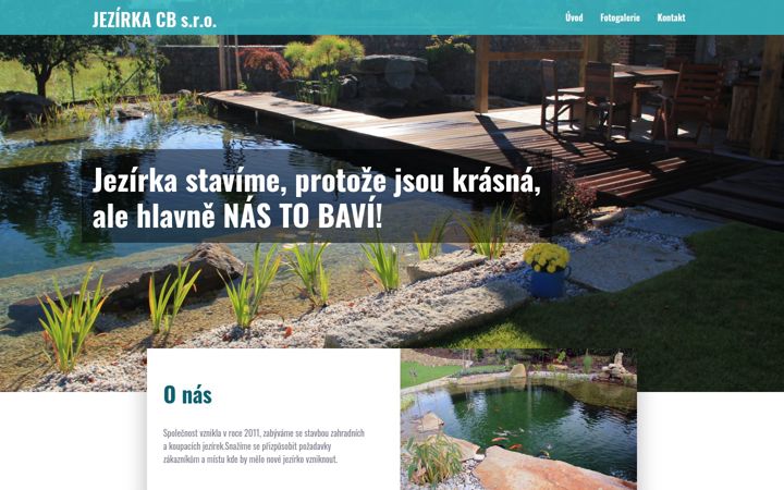 Screenshot of jezirkacb.cz