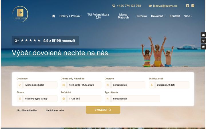 Screenshot of jezova.cz