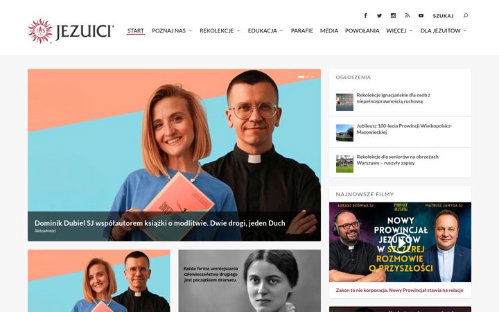 Screenshot of jezuici.pl