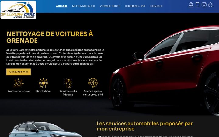 Screenshot of jf-luxury-cars31.fr