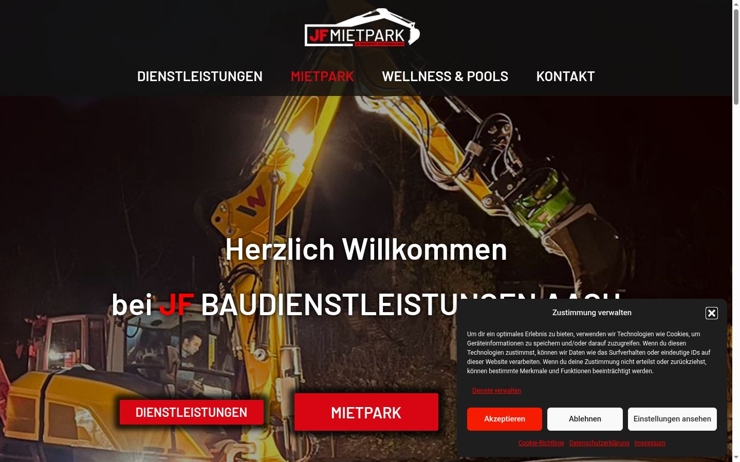 Screenshot tal-banner tal-kunsens muri qabel kwalunkwe interazzjoni