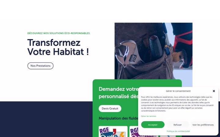 Screenshot of jf-solutionshabitat.fr