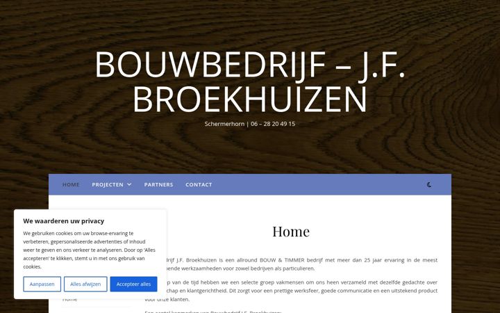 Screenshot of jfbroekhuizen.nl