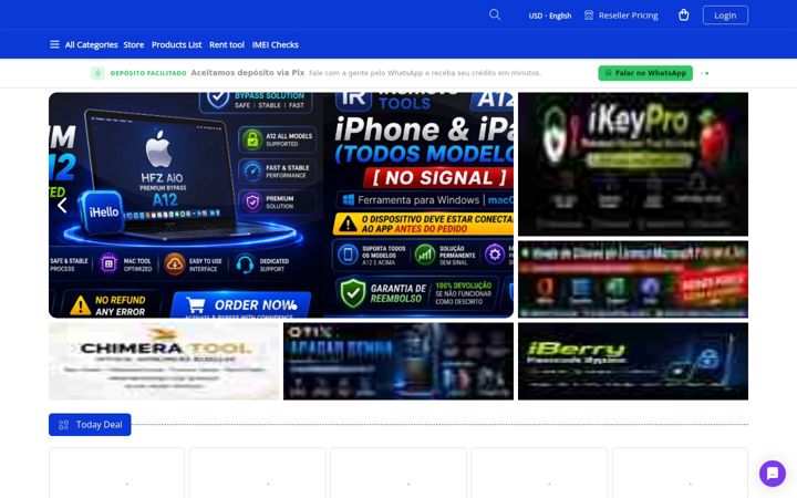Screenshot of jfcelulares.com