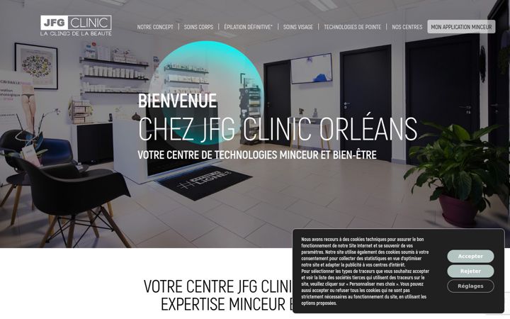 Screenshot of jfgclinic-orleans.fr