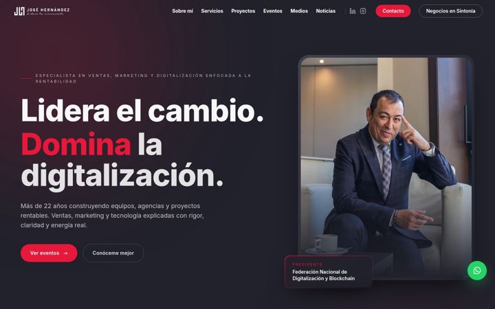 Screenshot of jfhernandez.es