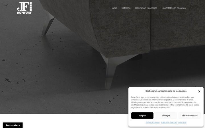 Screenshot of jfkonfort.es