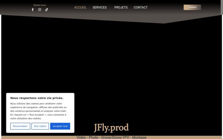 Screenshot of jflyprod.com