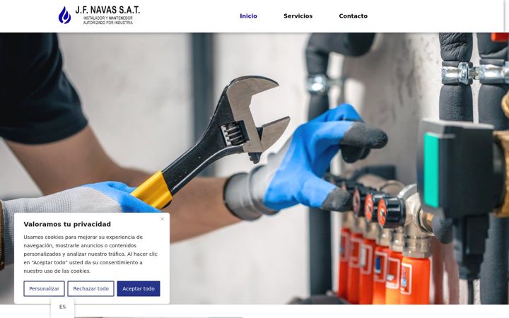Screenshot of jfnavas.com