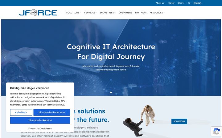 Screenshot of jforce.com.tr