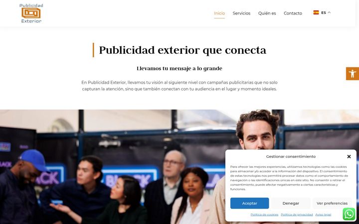 Screenshot of jfrpublicidad-exterior.com