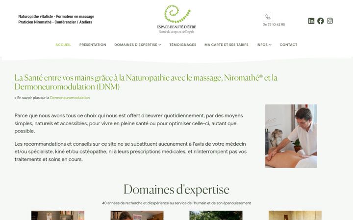 Screenshot of jfsimonneau.com
